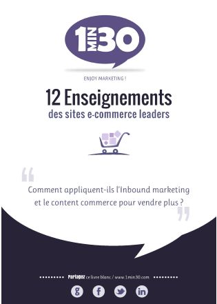 Livre Blanc : 12 enseignements des sites e-commerce leaders