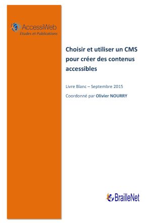 Livre Blanc : Choisir et utiliser un CMS pour créer des contenus accessibles
