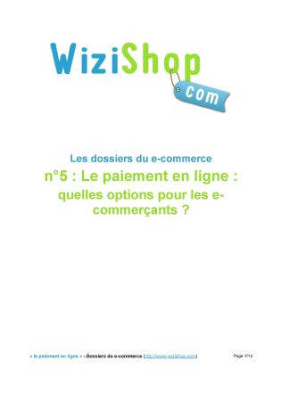 Livre blanc paiement en ligne e-commerce | CELGE