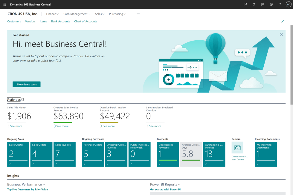 Microsoft Dynamics 365 Business Central