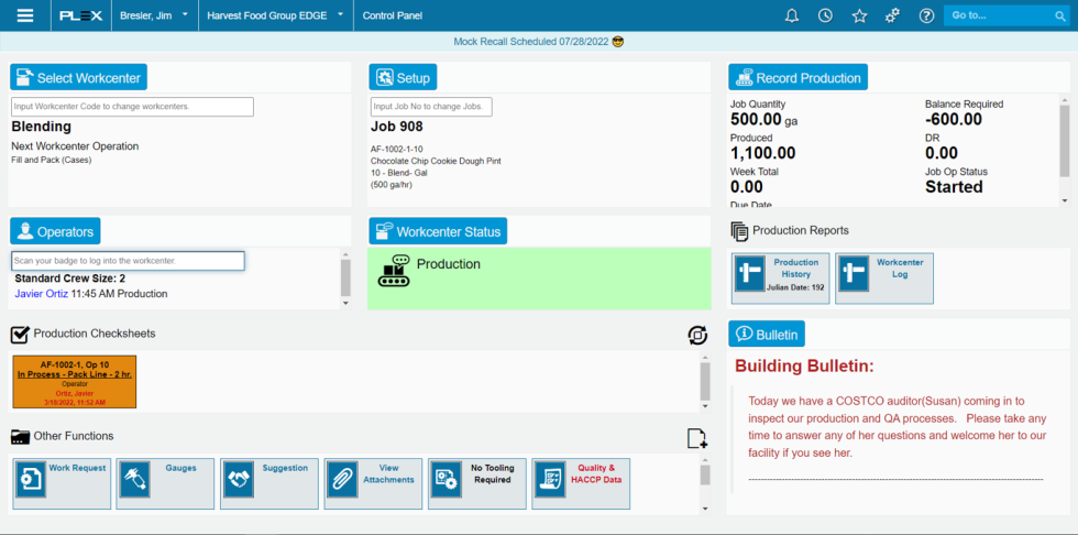 Plex Smart Manufacturing Platform