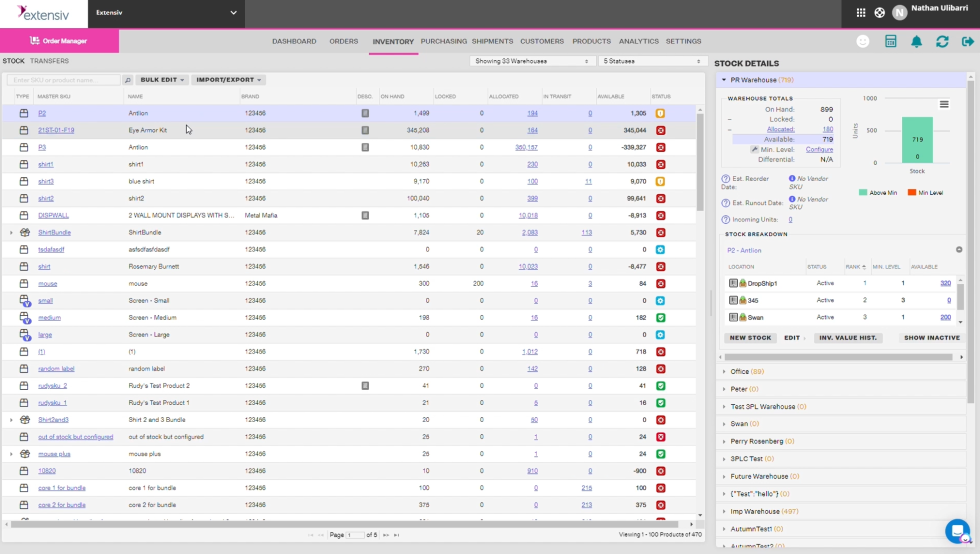 Extensiv Order Manager