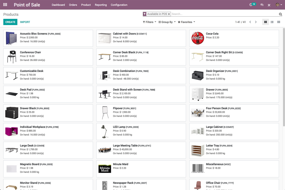 Odoo Point of Sale
