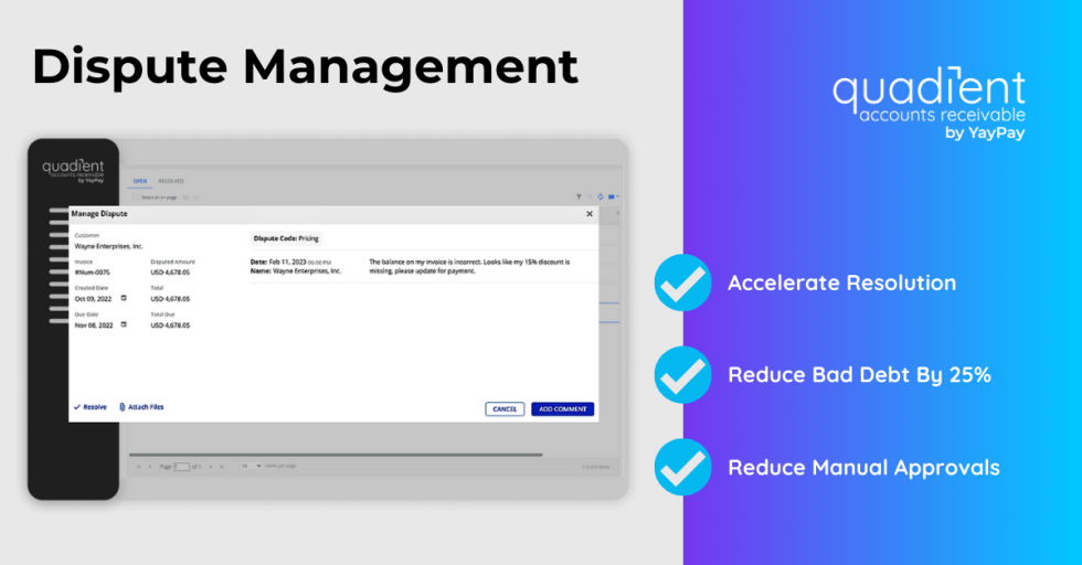 Quadient Accounts Receivable by YayPay