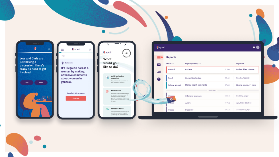 Spot: Report Workplace Harassment and Discrimination