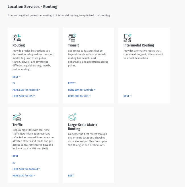 HERE Location Services