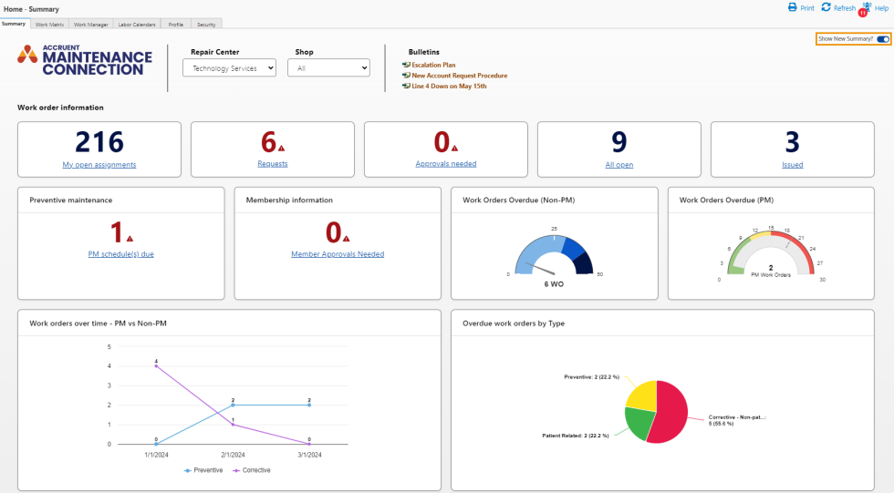 Accruent Maintenance Connection