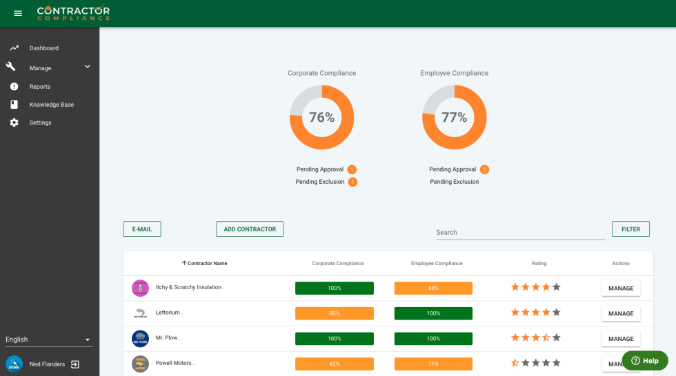 Contractor Compliance
