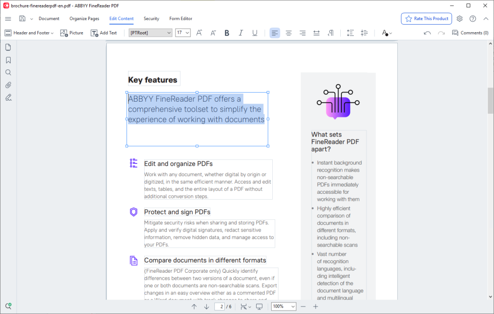 FineReader PDF for Windows and Mac