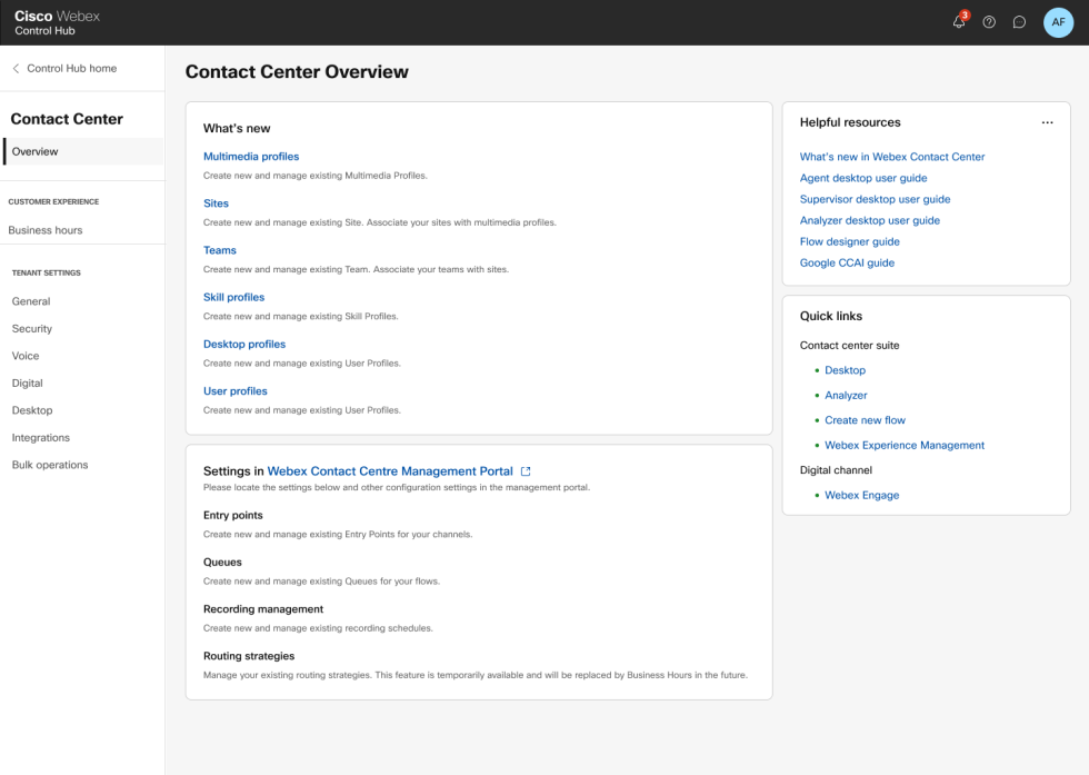 Webex Contact Center