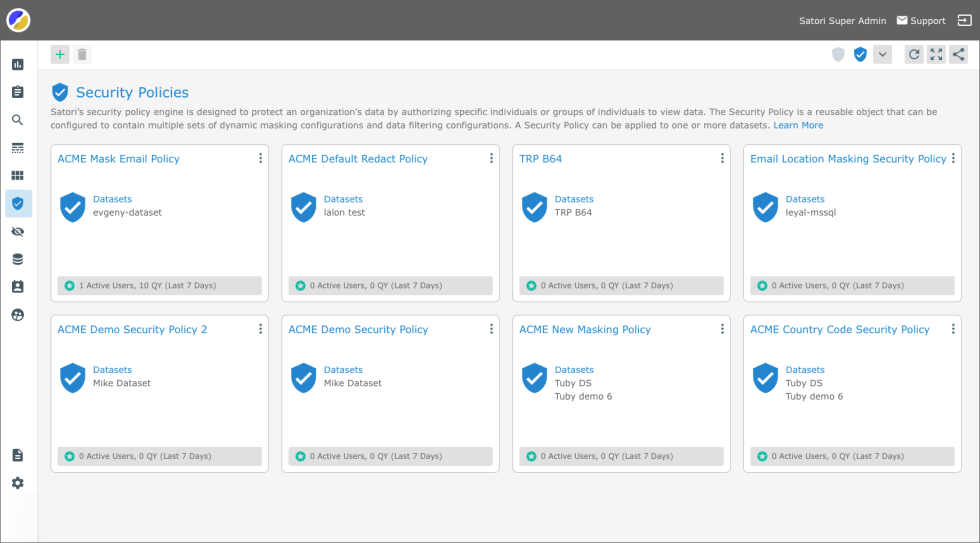 Satori Data Security Platform