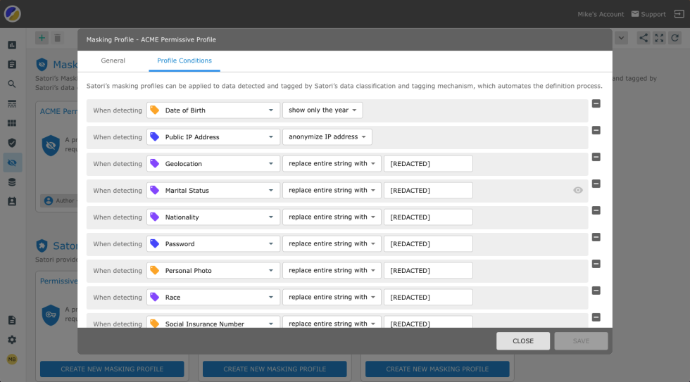 Satori Data Security Platform
