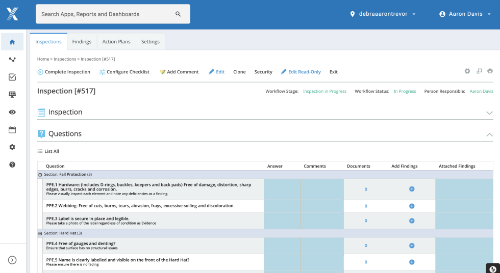Safety Inspection Software