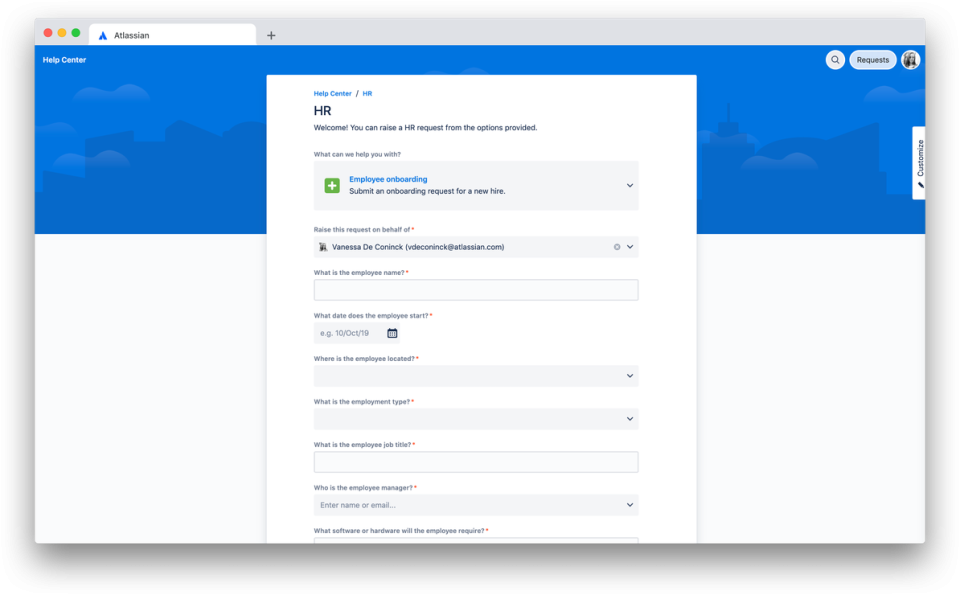 JIRA Service Management