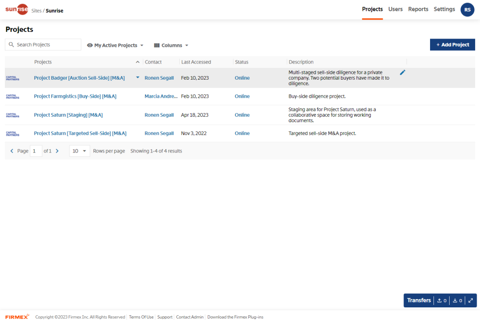 Firmex Virtual Data Room