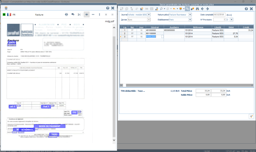 Dématerialisation factures