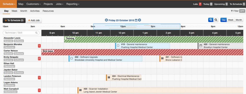 synchroteam application maintenance
