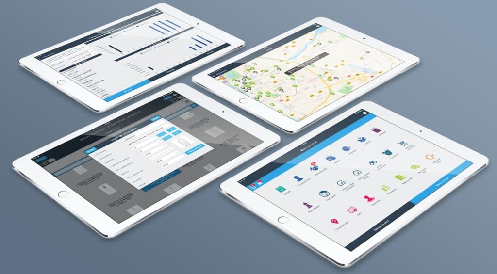 crm divalto 4 tablettes iPad