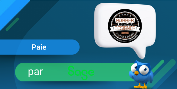 La paie Sage, solution taillée pour Barber Designer