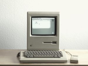appareil mac très ancien disquette