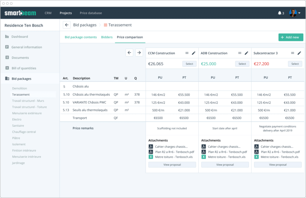 logiciel gestion de chantier