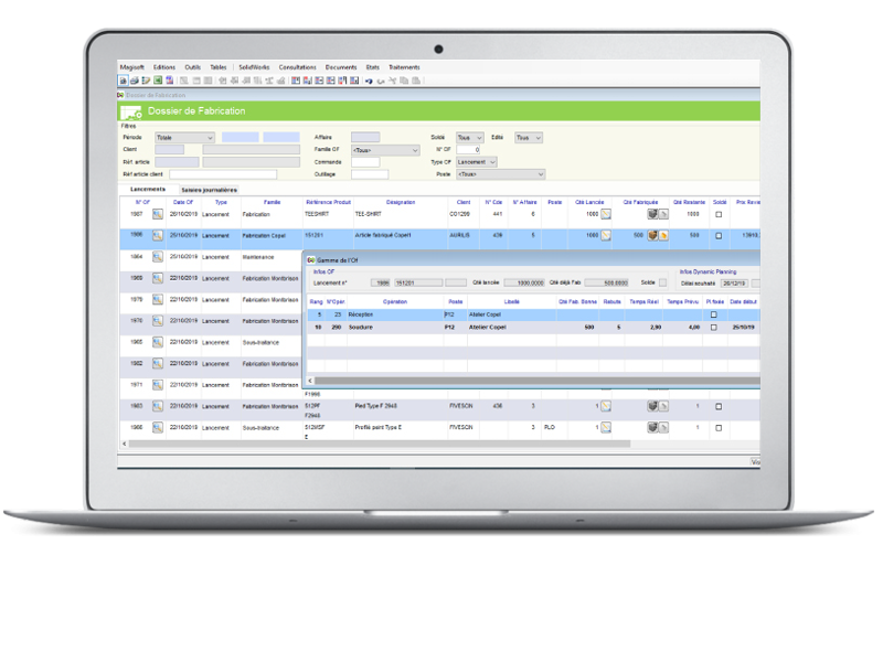 Dossier de fabrication