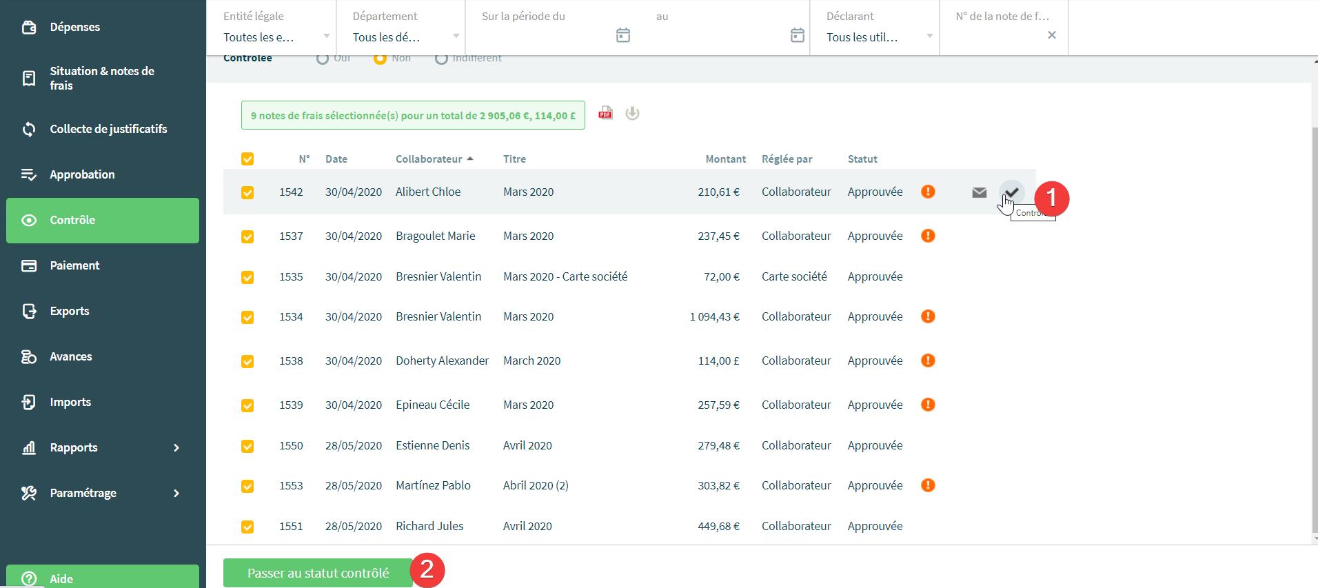 lucca logiciel note de frais