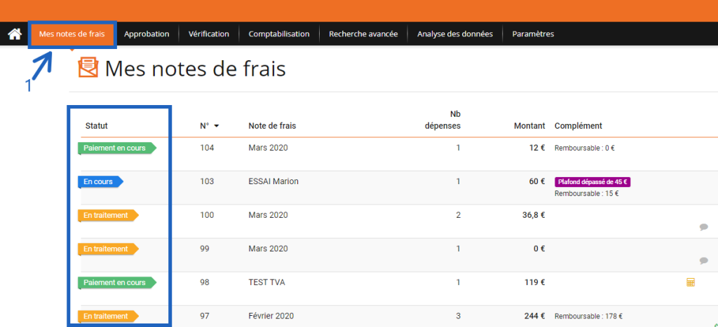 n2f logiciel note de frais