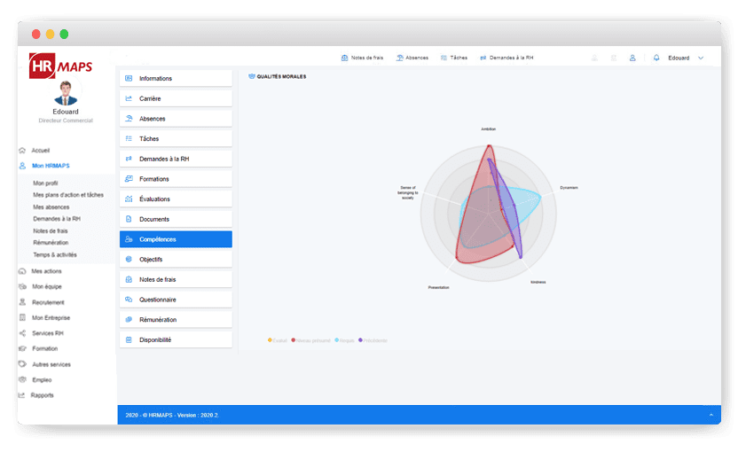 SIRH Gestion des compétences