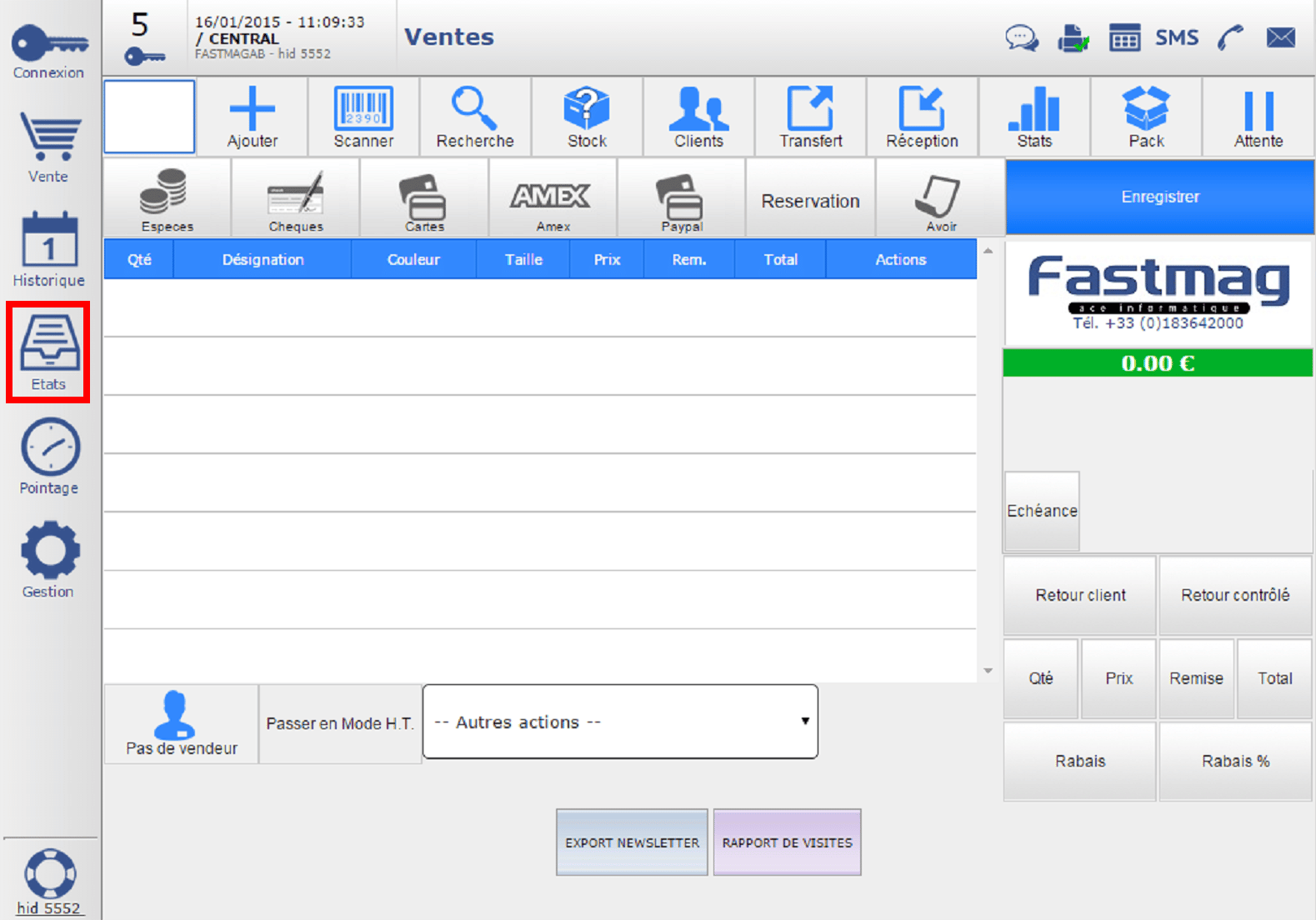 caisse enregistreuse