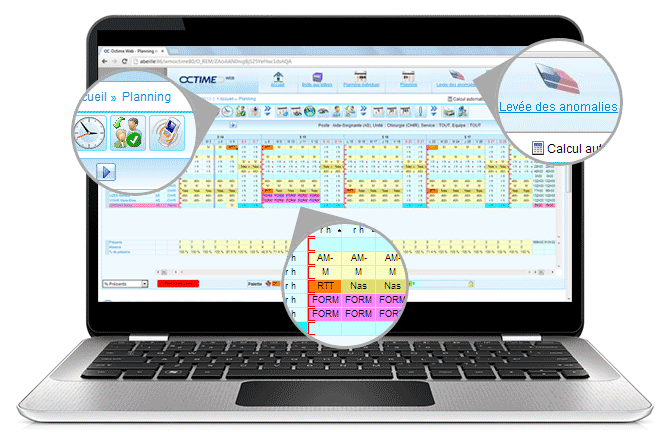 octime planification