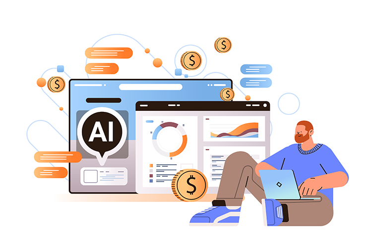ai illustration finance
