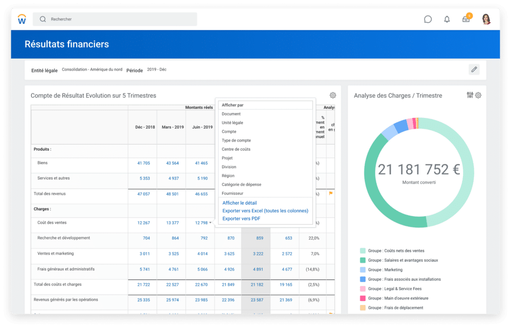 logiciel workday comptabilité