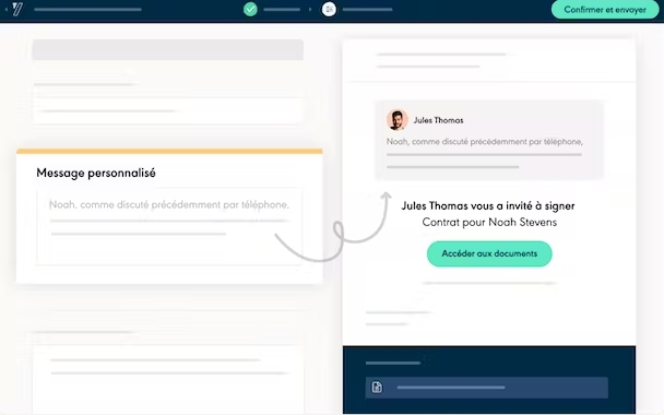 écran du logiciel de signature électronique you sign