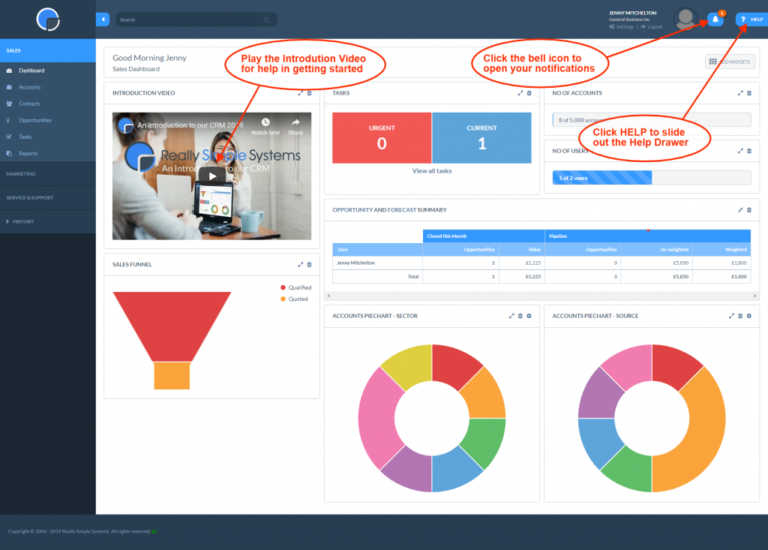 Really Simple Systems crm gratuit