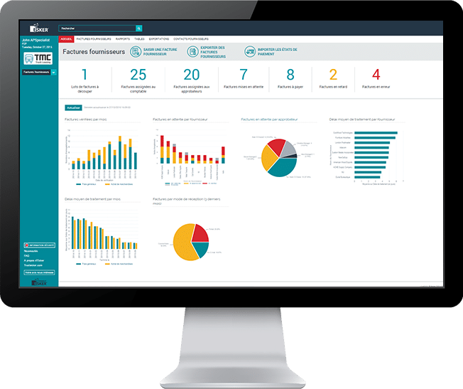 SRM factures fournisseurs - dématérialisation