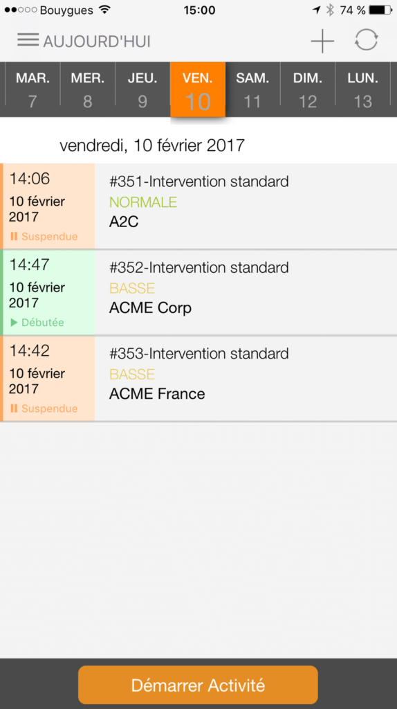 synchroteam application iphone
