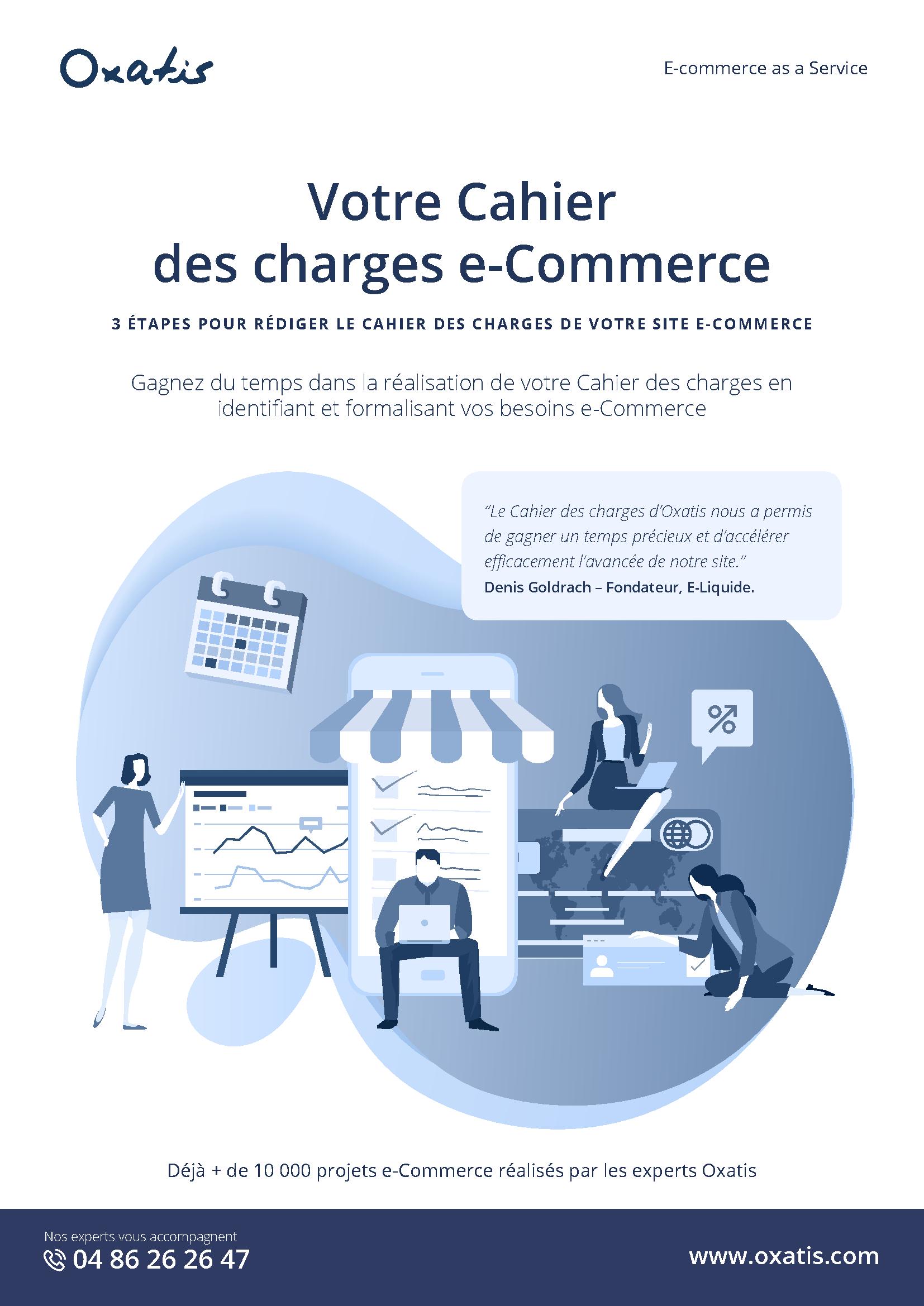 Livre blanc Oxatis : Cahier des charges E-commerce | CELGE