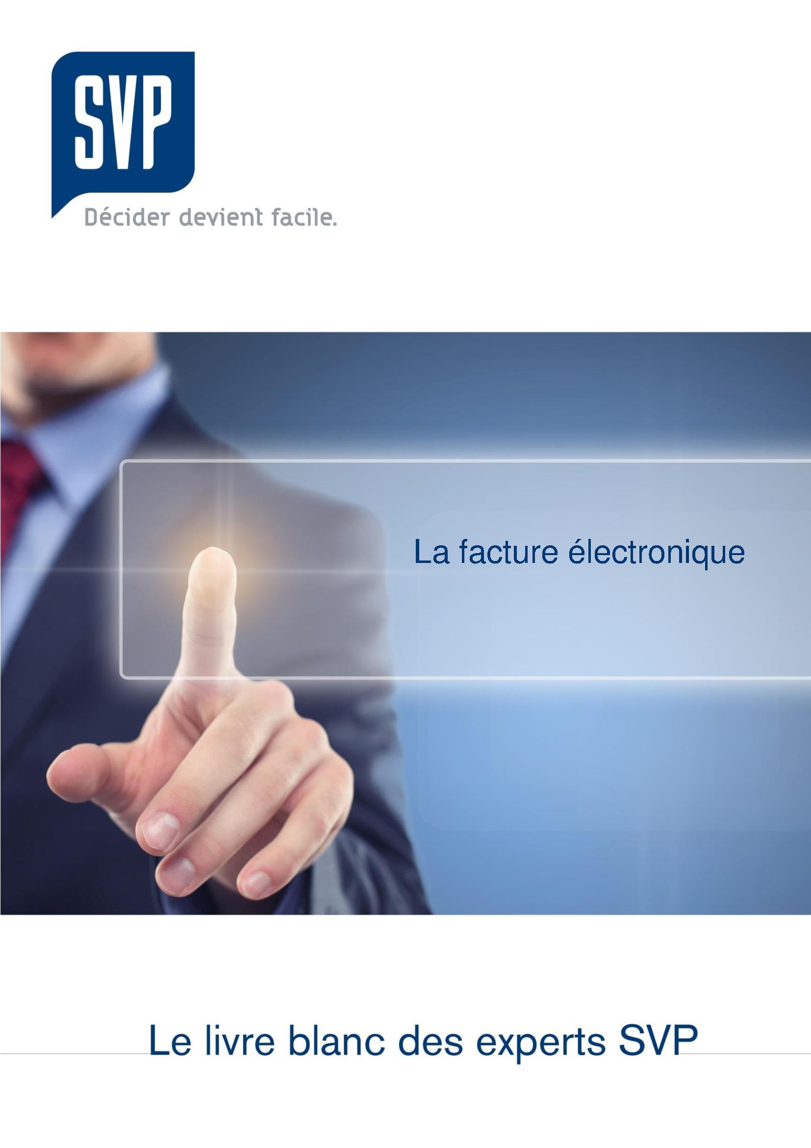 Livre blanc : La facture électronique