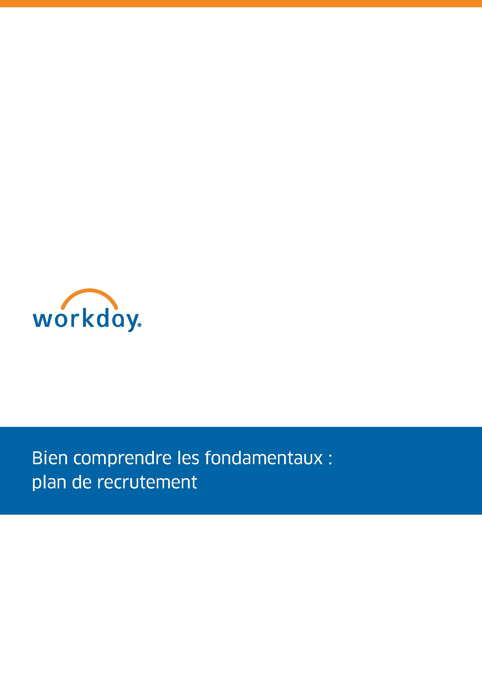 Livre blanc Workday | Plan de recrutement | CELGE