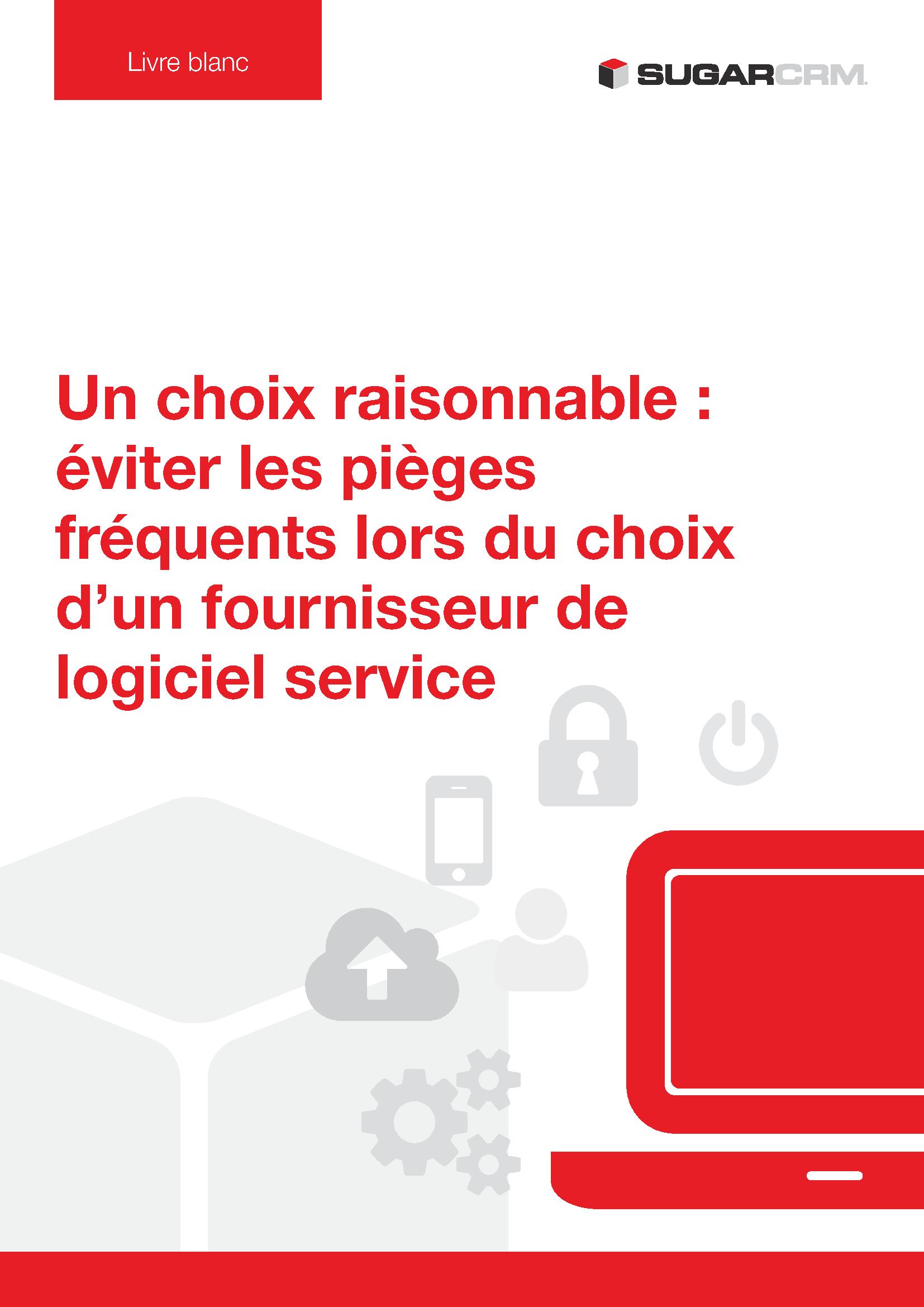 Fournisseur de logiciel service : Livre Blanc éviter pièges fréquents | CELGE