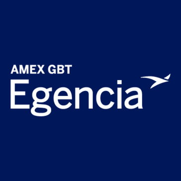 Amex GBT Egencia logo